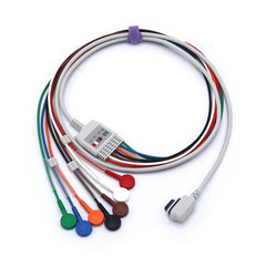 Compatible GE-SEER Light 16P 2008594-004 Holter ECG Cable 7leads - sinokmed