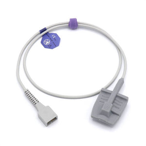 Compatible for Nellcor Pediatric Soft Spo2 Sensor Non-oximax 3.2 ft 7 Pins Connector