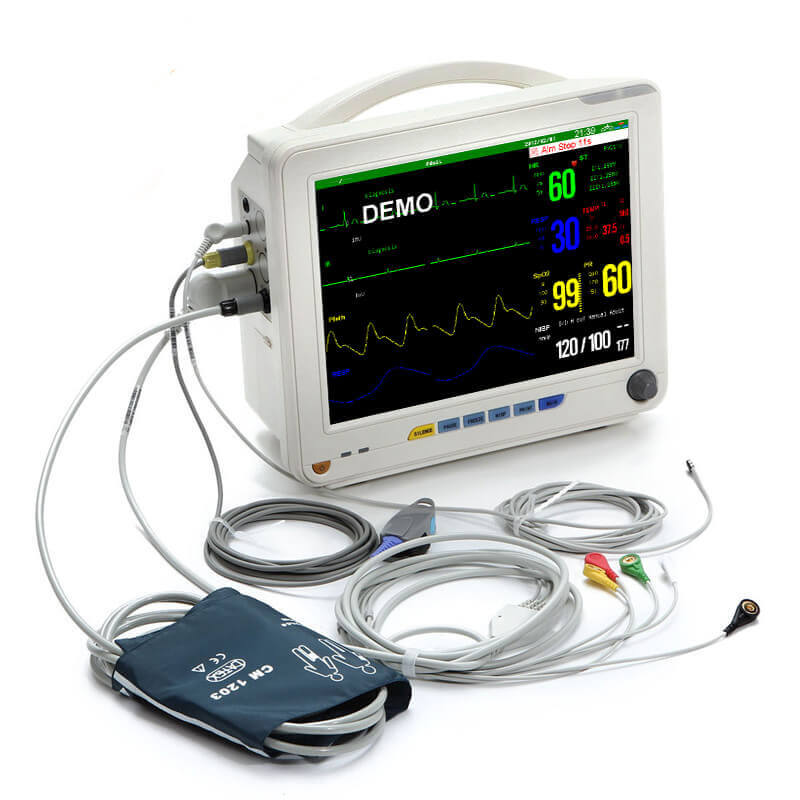 ECG vital signs monitor - PAVO - aXcent medical - SpO2 / NIBP / TEMP