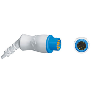 Compatible Biolight SpO2 Sensor Nellcor Oximax Tech Neonate Wrap 9.8 ft 12 Pins Connector - sinokmed