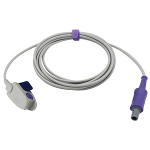 Compatible Neussoft SpO2 Sensor Reusable Pediatric 9.8 ft 7 Pins Connector - sinokmed